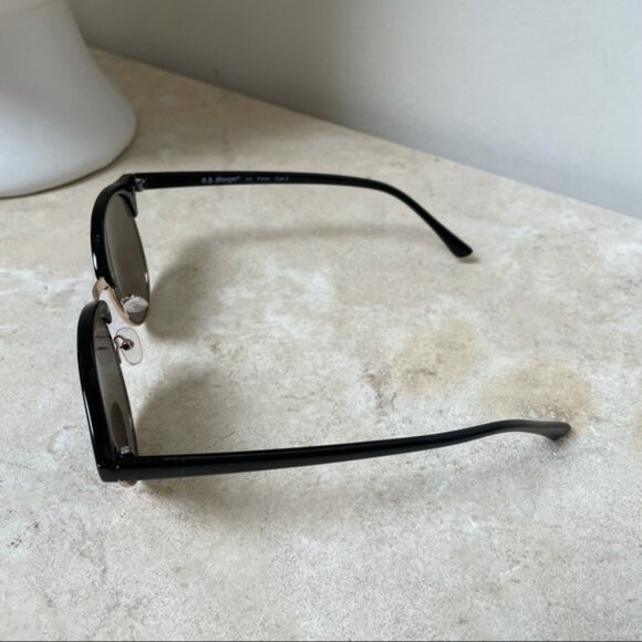 AJ Morgan blue mirrored black frame sunglass NIP - Picture 3 of 7